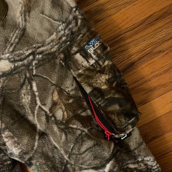 Fleece camouflage hunting pants - Picture 3 of 7